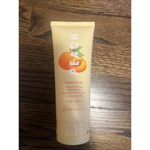 New B&F CLINICALS Peach Facial Scrub Deep Cleaning Smoothing Unclogs Pores 8 oz